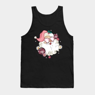 Pink Santa Tank Top